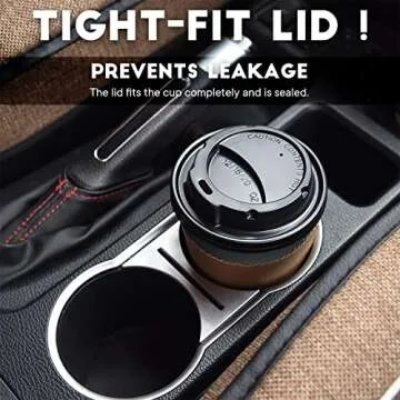 Eco-Friendly Disposable Coffee Cups 12oz - SPRINGPACK 100 Pack