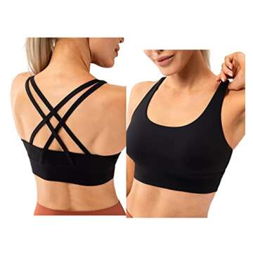 Lavento Strappy Sports Bra for Medium Support Activewear
