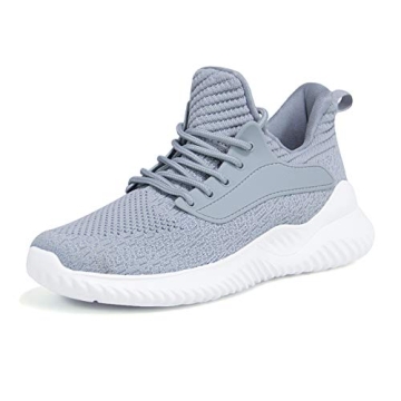 Akk Women's Grey Tennis Shoes - Breathable Slip-On Walking Sneakers for Ultimate Comfort