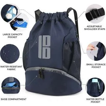 Brooman Youth Soccer Bags for All Sports Activities