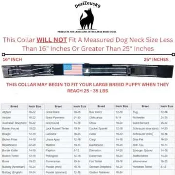 Durable Tactical Dog Collar with Personalization for Large Dogs