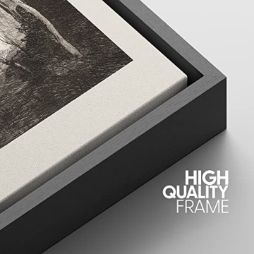 IDEA4WALL Framed Canvas Print Nature Art - 24x36