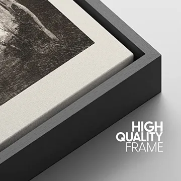 IDEA4WALL Framed Canvas Print Nature Art - 24x36