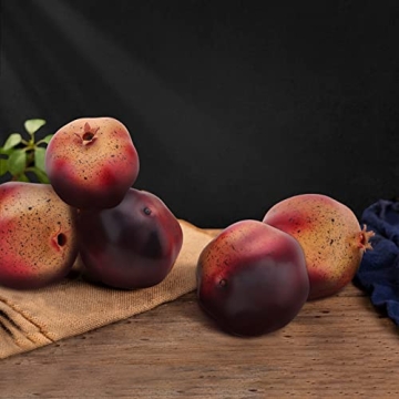 Woration 6 PCS Artificial Pomegranates for Home Decor