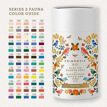 Primrosia Fauna Dual Tip Watercolor Brush Pens Set