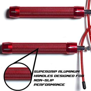 Train Elite Weighted Jump Rope for Strength & Fitness