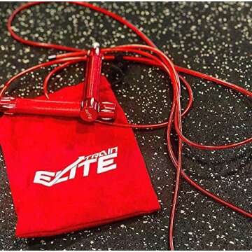 Train Elite Weighted Jump Rope for Strength & Fitness