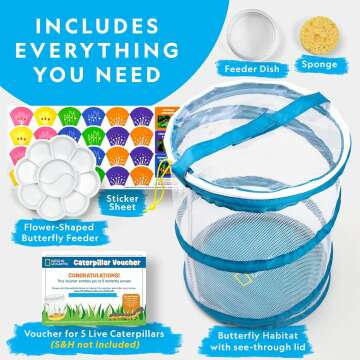 Nat Geo Caterpillar Kit: Grow Your Own Butterflies