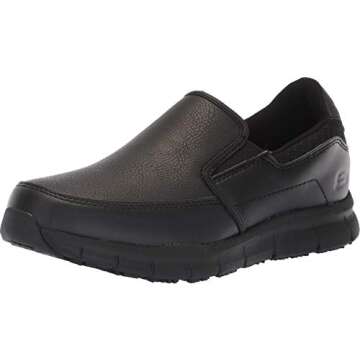 Skechers for Work Women's Nampa-Annod Food Service Shoe - Superior Comfort & Safety