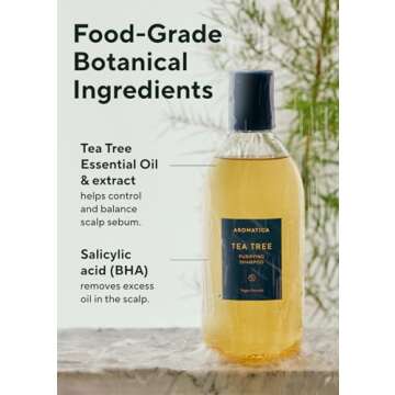 Refreshing Tea Tree Purifying Shampoo for Oily Hair