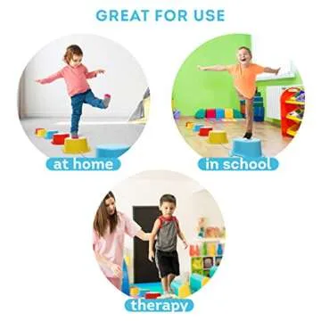 Milliard Stepping Buckets 6-Pack for Kids' Fun and Skill Development