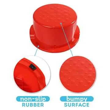 Milliard Stepping Buckets 6-Pack for Kids' Fun and Skill Development