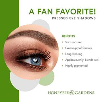 Honeybee Gardens Eyeshadow Cameo | Long-Wearing & Crease-Proof