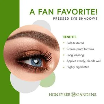 Honeybee Gardens Eyeshadow Cameo | Long-Wearing & Crease-Proof