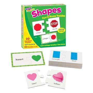 Trend Enterprises, Inc. T-36008 Shapes Fun-to-Know Puzzles: Engaging Learning Experience