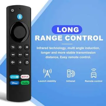Replacement Remote Control for TVs Stick(4K/4K Max/Lite) TV Cube, Smart TV 3rd Gen, for Insignia-Toshiba-Pioneer Smart TV