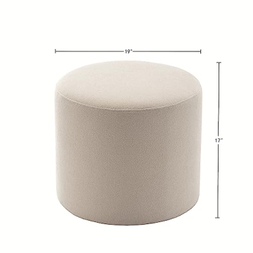Stylish Wovenbyrd Pouf Ottoman for Versatile Home Use