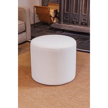 Stylish Wovenbyrd Pouf Ottoman for Versatile Home Use