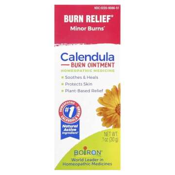 Boiron Calendula Burn Ointment for Relief from Minor Burns from Cooking, Friction, or Sunburns - 1 o...