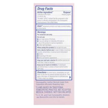 Boiron Calendula Burn Ointment for Relief from Minor Burns from Cooking, Friction, or Sunburns - 1 oz