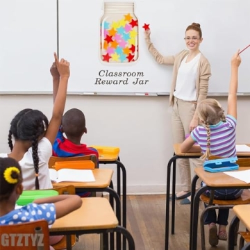 GTZTYZ Star Jar Reward System Reward Jars for Kids Potty Training Chart Magnetic Reward Jar Classroom Organization