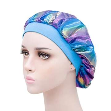 Kids Bonnets for Girls Curly Hair Bonnet for Kids Satin Sleep Caps for Girls Hair Cover for Sleeping...