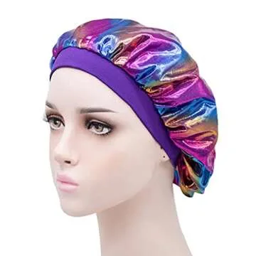 Kids Bonnets for Girls Curly Hair Bonnet for Kids Satin Sleep Caps for Girls Hair Cover for Sleeping Silk Night Cap for Kids