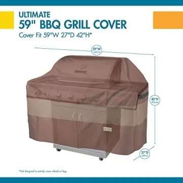 Duck Covers Ultimate BBQ Grill Cover, Waterproof & Secure