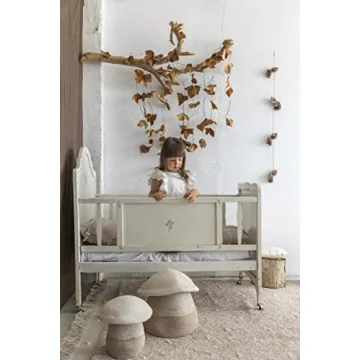 Lorena Canals Handmade Mushroom Basket for Kids Room
