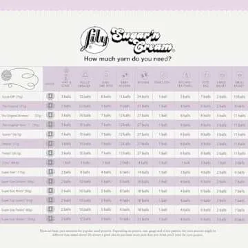 Lily Sugar 'N Cream Cotton Yarn - Tea Rose 2.5oz