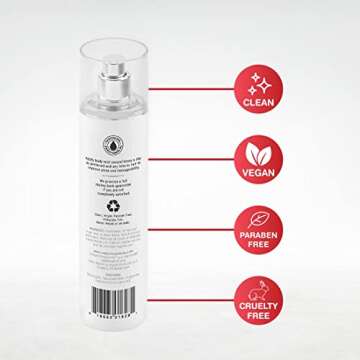 Instyle Fragrances Body & Hair Mist - Sunlit Strawberry Scent - Vegan - 8 Fl Oz