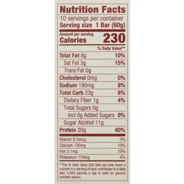 think! Protein Bars: Gluten-Free, Sugar-Free Energy Snacks