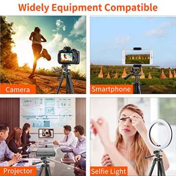 UGO Basics 55-inch Lightweight Tripod for Cameras and Phones