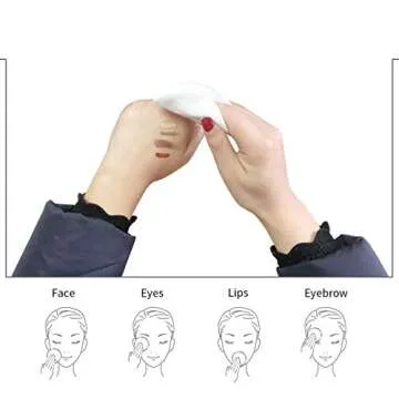 Hi Sprout Reusable Bamboo Velvet Makeup Remover Pad, Facial Pads with Laundry Bag and Storage Bag-16PCS