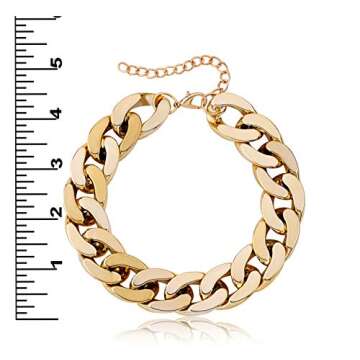 Rose Gold Link Chain Necklace for Dogs - 27 cm - Tiny Bling for Small Dog or Puppy - Lightweight Braided Metal Look - Fits Chihuahua, Yorkie, Mini Breeds,Cute Pet Jewelry and Accessories (Rose Gold)