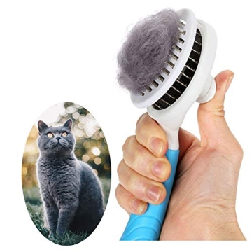 Self Cleaning Cat Slicker Brush for Effortless Grooming