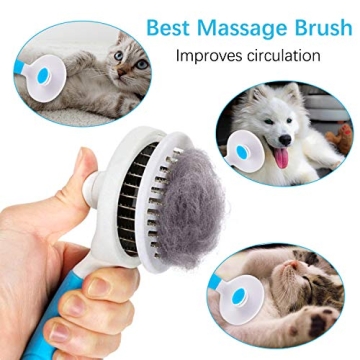 Self Cleaning Cat Slicker Brush for Effortless Grooming