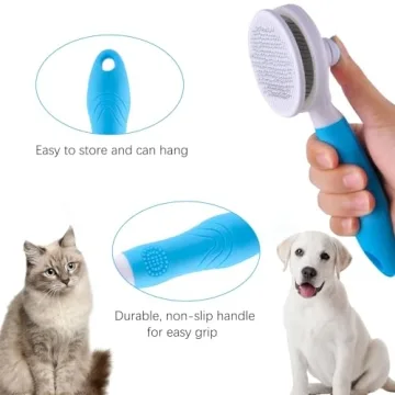 Self Cleaning Cat Slicker Brush for Effortless Grooming
