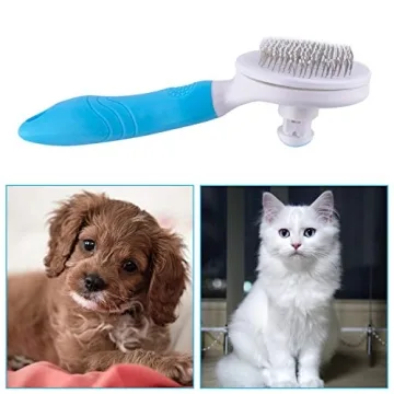 Self Cleaning Cat Slicker Brush for Effortless Grooming