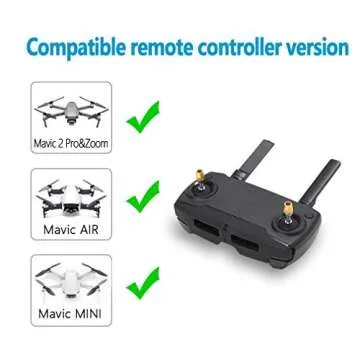 Hanatora Adjustable Remote Controller Joystick Stick for DJI Mavic Mini, Mini SE,Mavic Air,Mavic 2 P...