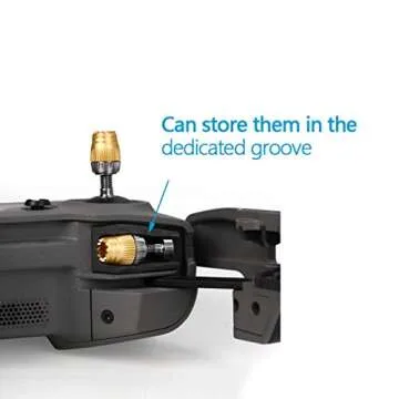 Hanatora Adjustable Remote Controller Joystick Stick for DJI Mavic Mini, Mini SE,Mavic Air,Mavic 2 Pro/Zoom, Aluminum Alloy Metal Control Thumb Replacement Extension Accessories