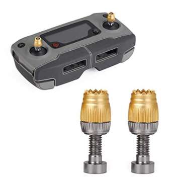 Hanatora Adjustable Remote Controller Joystick Stick for DJI Mavic Mini, Mini SE,Mavic Air,Mavic 2 Pro/Zoom, Aluminum Alloy Metal Control Thumb Replacement Extension Accessories