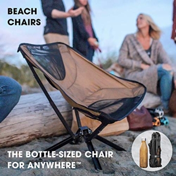 CLIQ Portable Chair - Lightweight Folding Chair for Camping - Supports 300 Lbs - Perfect for Outdoor Adventures