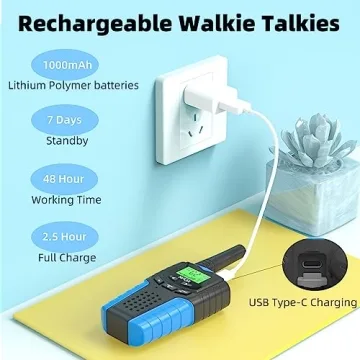 Rechargeable Kids Walkie Talkies for Outdoor Fun