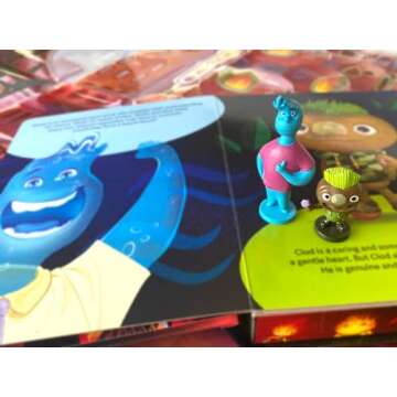 Disney / Pixar Elemental My Busy Books - Storybook, 10 figurines, playmat (English and Korean Edition)
