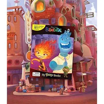 Disney Pixar Elemental My Busy Books Set with Figures