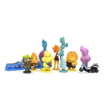 Disney / Pixar Elemental My Busy Books - Storybook, 10 figurines, playmat (English and Korean Edition)