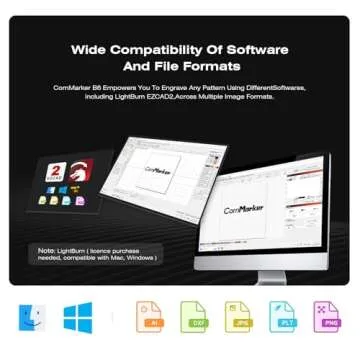 ComMarker B6 Fiber Laser Engraver - 60W Portable Precision