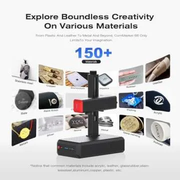 ComMarker B6 Fiber Laser Engraver - 60W Portable Precision