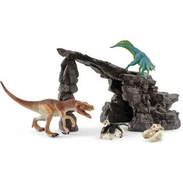 Schleich Dinosaur Playset for Kids - 7 Realistic Figures